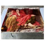 Woven lady rug