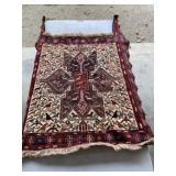Turkish rug with cut out