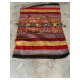 Woven throw rug