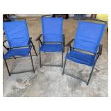 Folding deck chairs