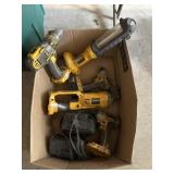 DeWalt tools and chargers- no batteries