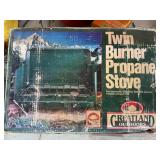 Twin burner stove