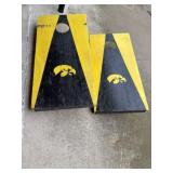 Iowa Hawkeye corn hole boards