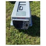 Blue pet carrier