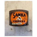 Sanka  Coffee can