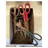 Tray with tools