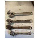 Wrenches set of four