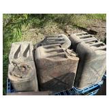 5 Jerry cans