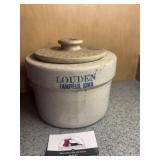 Louden Fairfield IA Crock - Mineral feeder