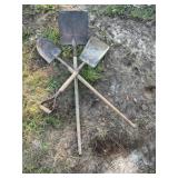 Shovels set of 3