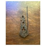 Cast iron receipt hook
