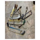 Hacksaws and misc tools