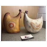 Ceramic Chicken Decor