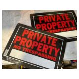 Private property signs