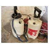 Two garden sprayers