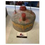 Galvanized Gas Can