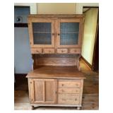 Antique bakers cabinet