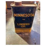 Minnesota linseed oil can