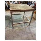 Wood and Metal Work Table