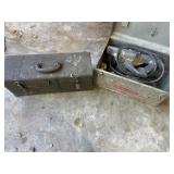 Metal toolboxes with misc