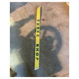 John Deere tractor  side emblem