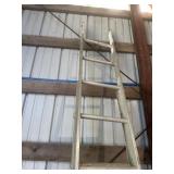 Aluminum extension ladder