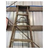 Wooden ladder