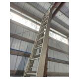 Aluminum extension ladder