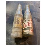 Vintage pop bottles