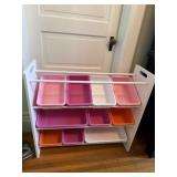 Cubby storage shelf
