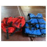 Life jacket and bag