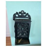 Cast iron match holder