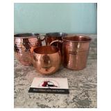 Copper mugs