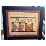 Egyptian framed artwork