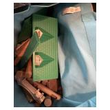 Lincoln logs and toys