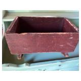 Rocking antique doll bed