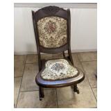 Antique folding  rocker