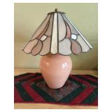 Leaded glass lamp
