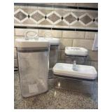 Clear canisters