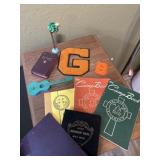 Letter jacket letter, misc religious books