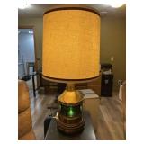 Vintage Starboard lantern made into a table lamp