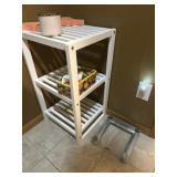 Bathroom scale, shelf, miscellaneous