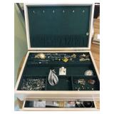 Jewlery box with miscellaneous jewelry