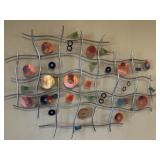 Metal modern abstract wall decor