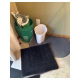 Bird seed, rugs, misc