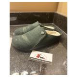 Size 39 Birkenstock green clogs
