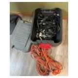 Extension cords and outdoor lighting