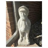 Cement garden statue