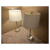 Matching table top lamps