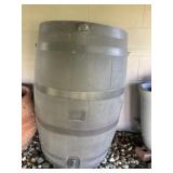 Heavy duty, plastic rain barrel
